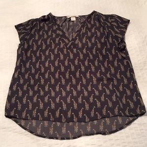 H&M Conscious Collection in Giraffe Print, Sz 10